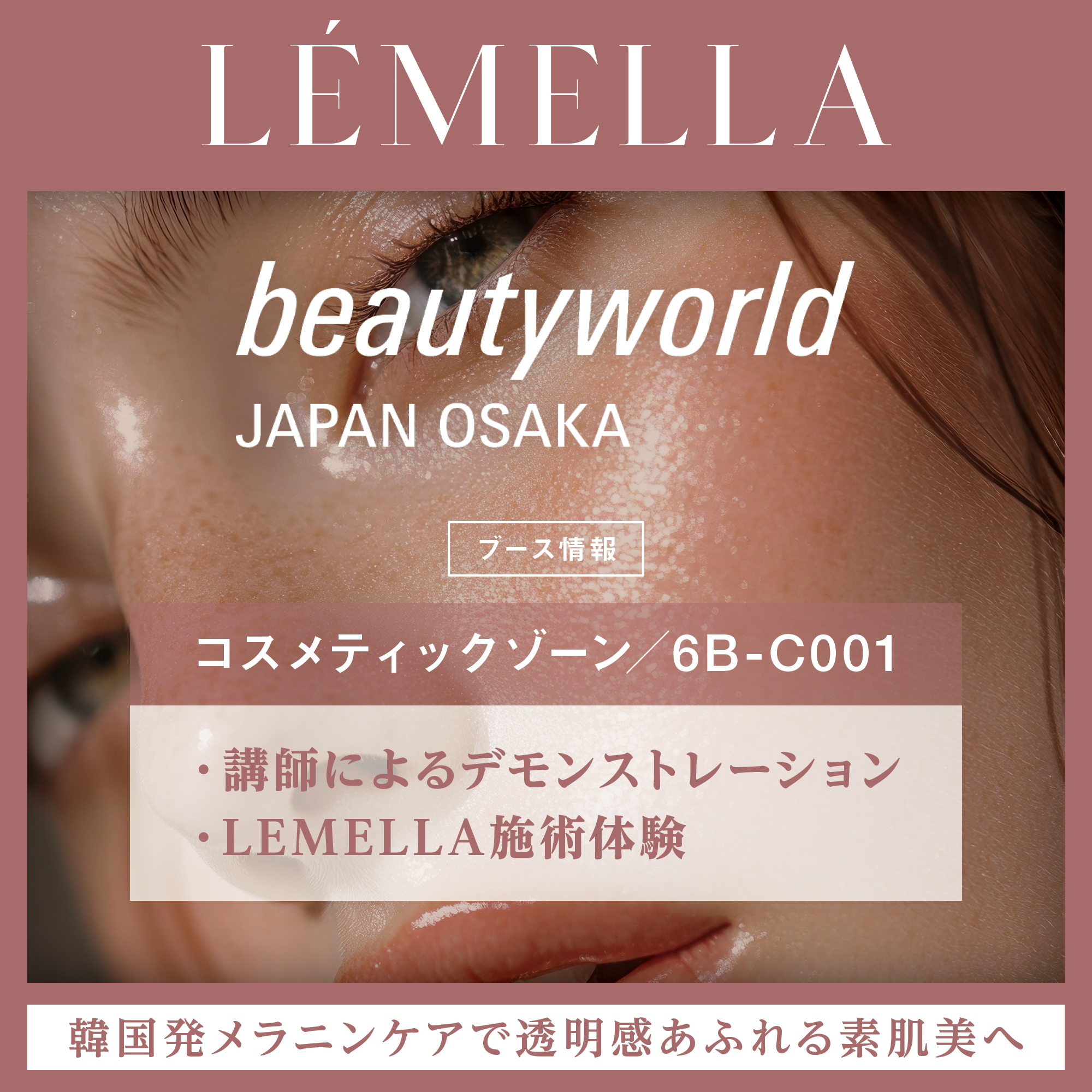 エステサロンの新規集客・単価アップに貢献!韓国発の先進メラニンケア「LEMELLA」上陸 7 LEMELLA 1 1 t1
