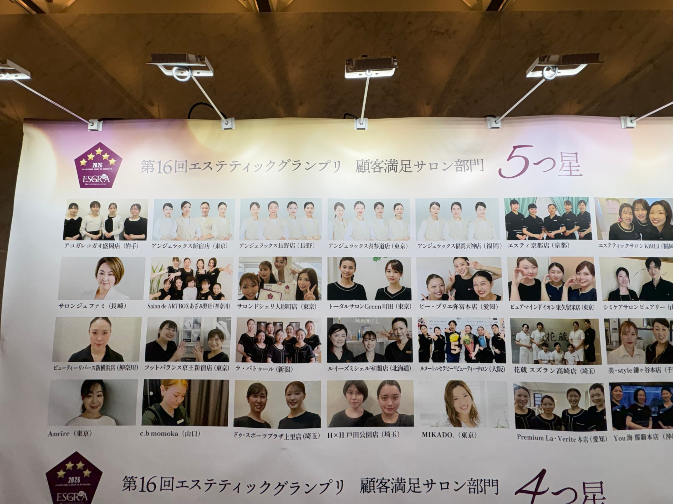 エステティックグランプリ史上最多7度目の快挙!4店舗同時1位を実現したアンジェラックスの成功戦略とは 27 エステティックグランプリ史上最多7度目受賞を達成したアンジェラックスの快挙を祝う記念写真