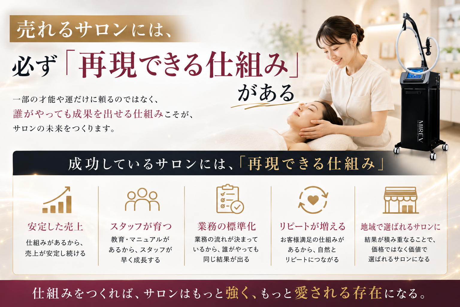 エステサロン経営・効果的な集客導線設計と顧客管理システム