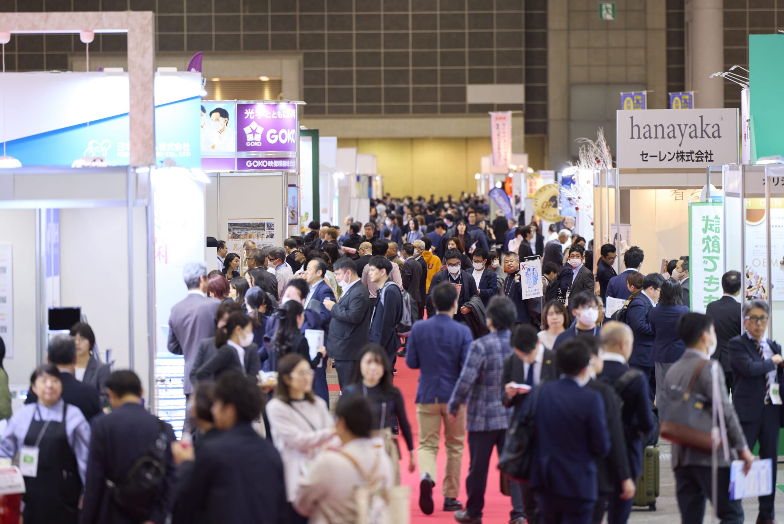 展示会会場の様子